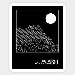 Talk Talk - After The Flood / Minimal Style Graphic Artwork Design Magnet